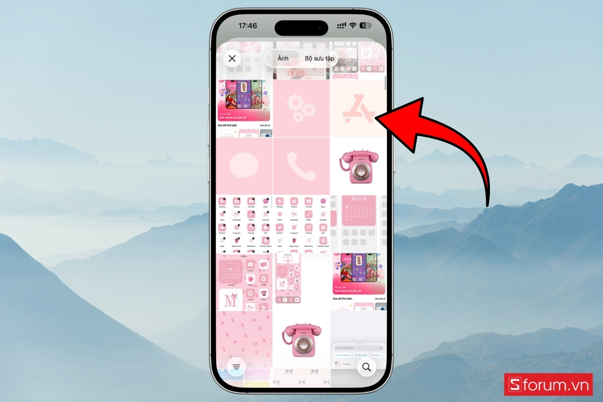 Hướng dẫn đổi icon chủ đề 8/3 trên iPhone với Themify bước 15