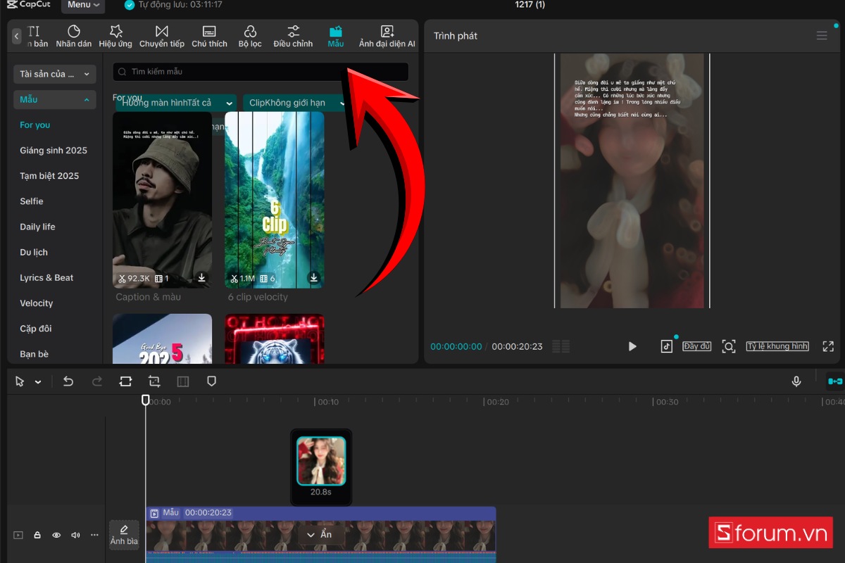 Lý do bạn nên dùng template trên CapCut PC ngay hôm nay