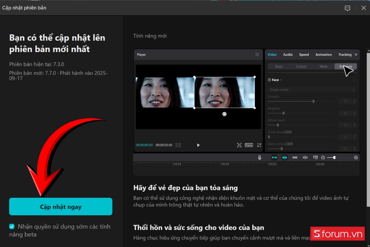 Hướng dẫn cách dùng template trên CapCut PC 2