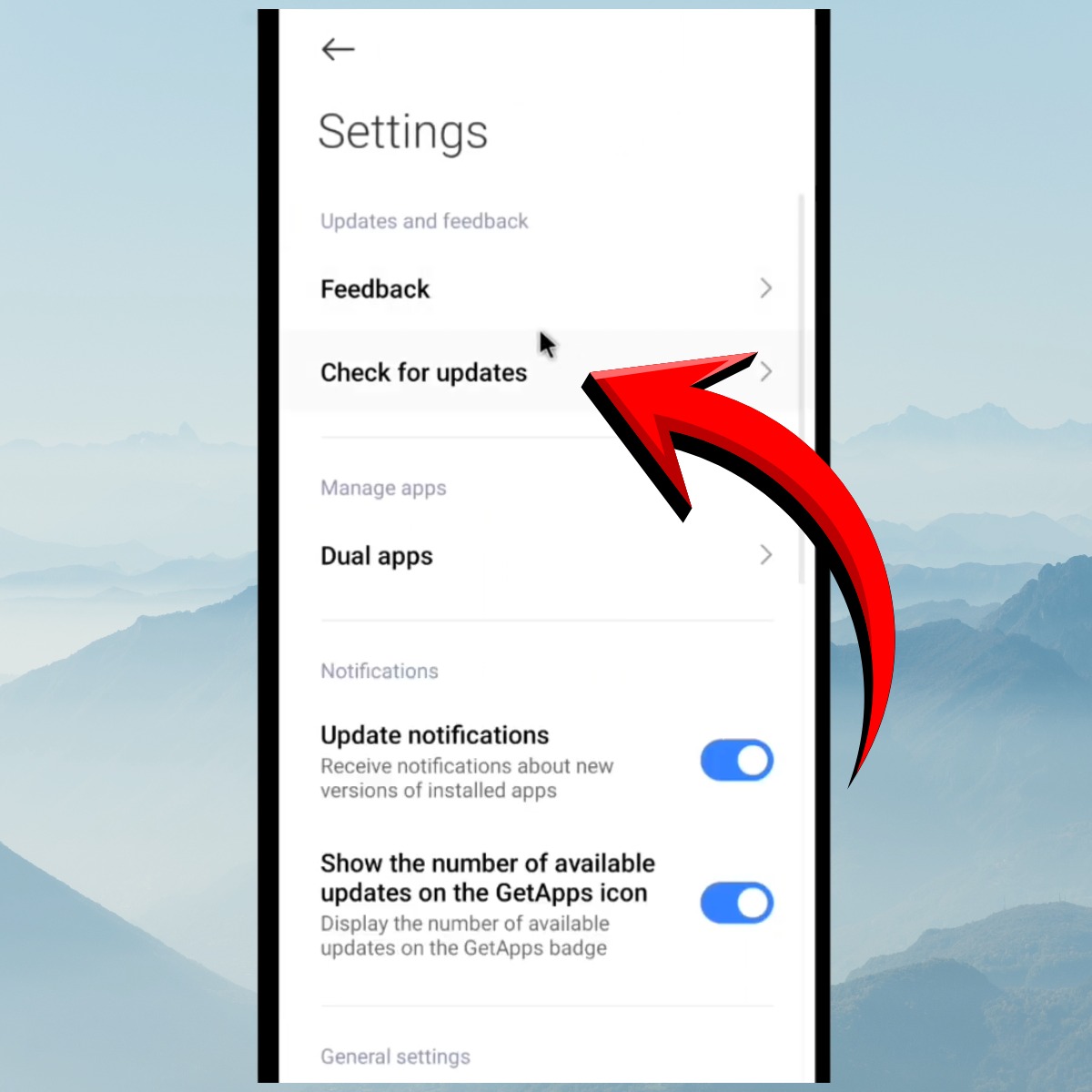 Cách tắt GetApps Xiaomi cập nhật ứng dụng tự động 3