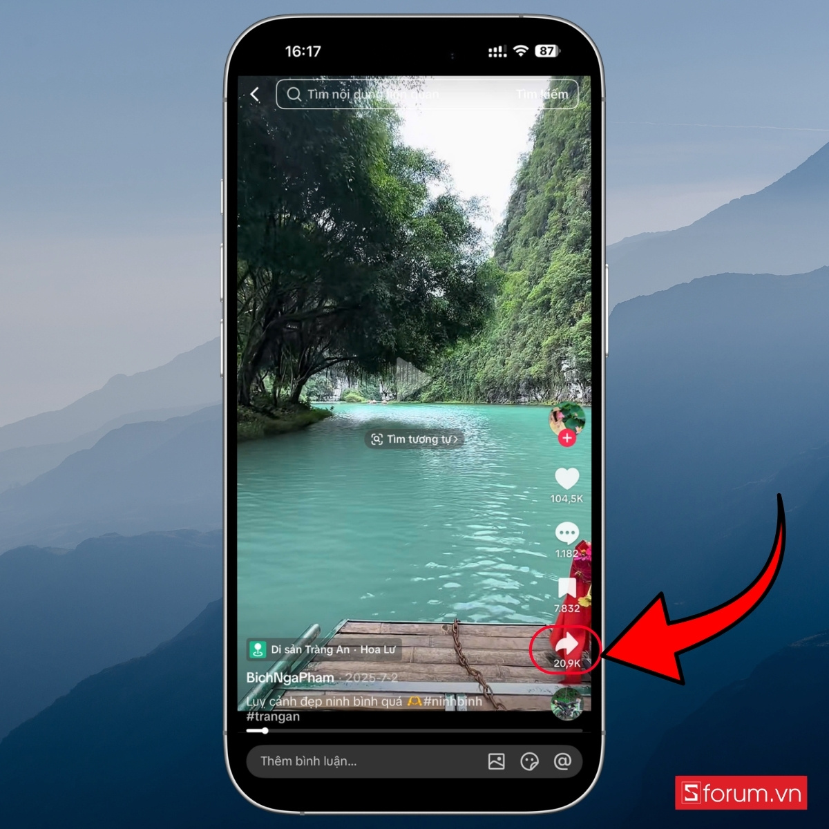 Hướng dẫn cách ghép ảnh vào khung cảnh trên TikTok bước 3