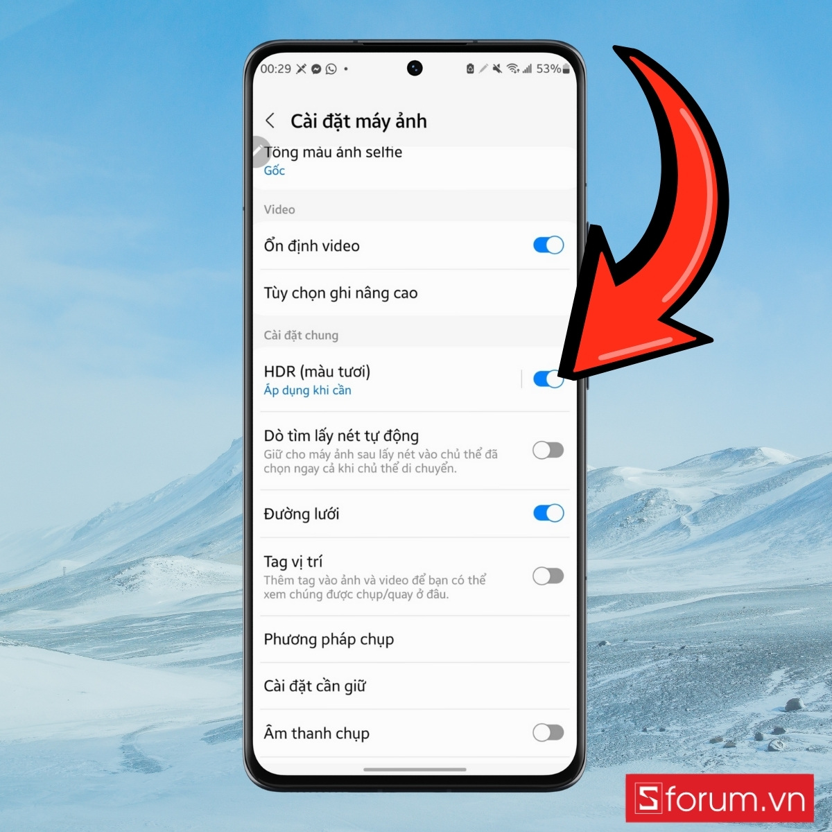 Cách kiểm tra và bật HDR trên điện thoại Android 3