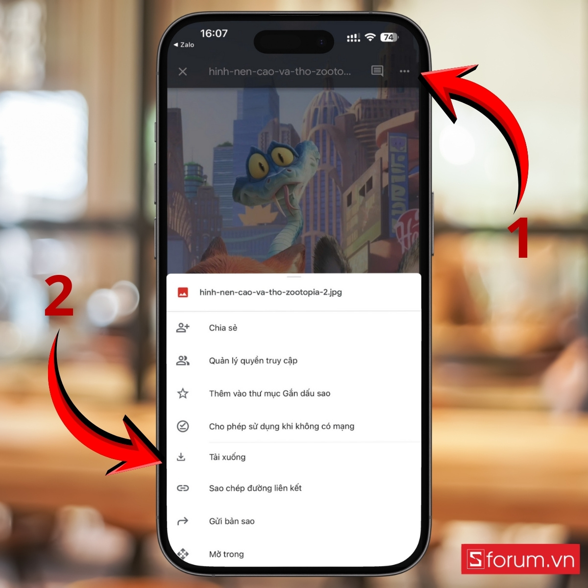Cách tải và sử dụng hình nền Zootopia đúng cách 12