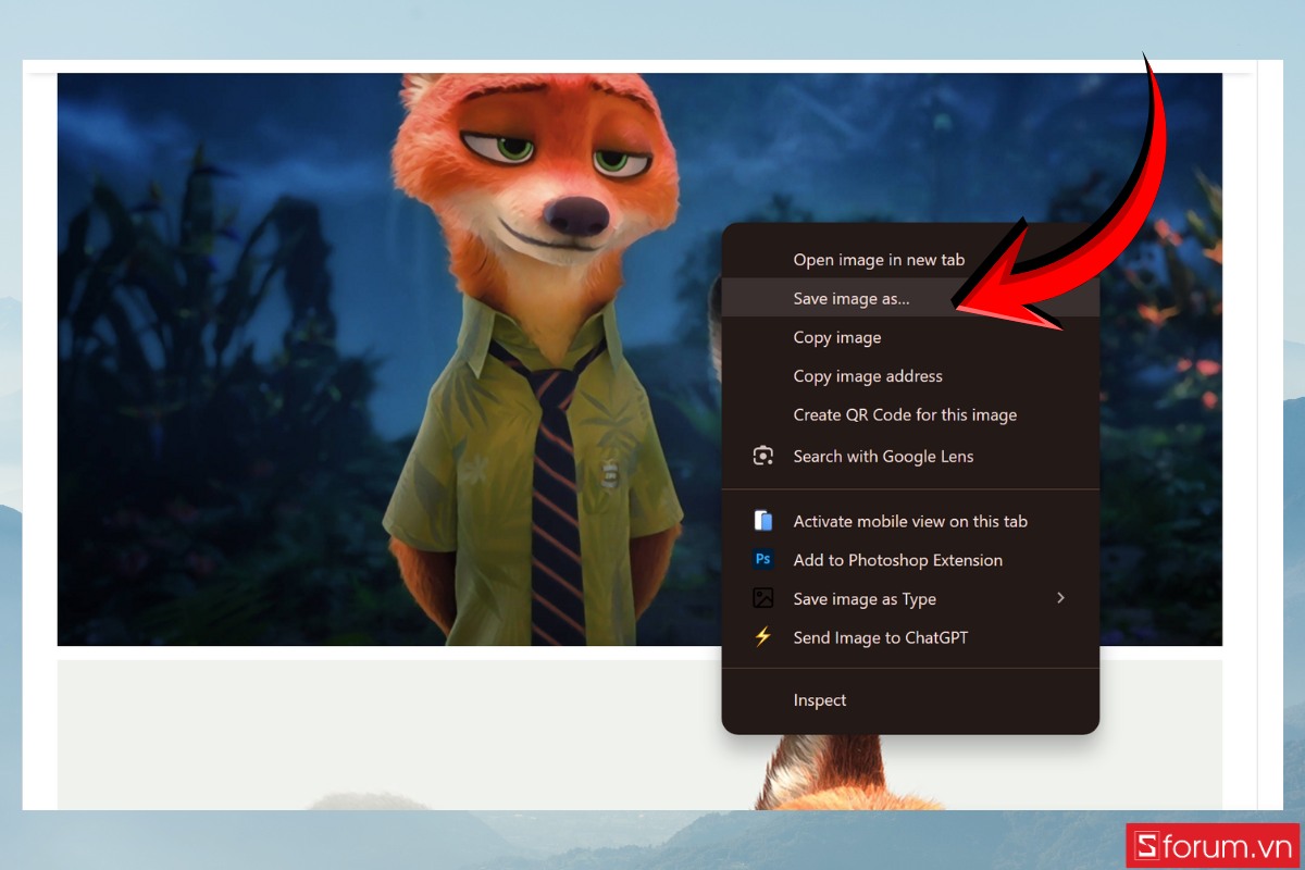 Hướng dẫn cách cài hình nền cáo và thỏ Zootopia trên PC 1