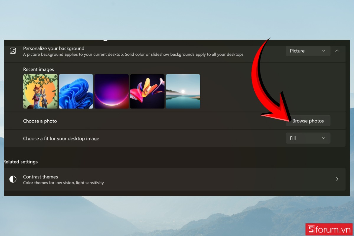 Hướng dẫn cách cài hình nền cáo và thỏ Zootopia trên PC 8