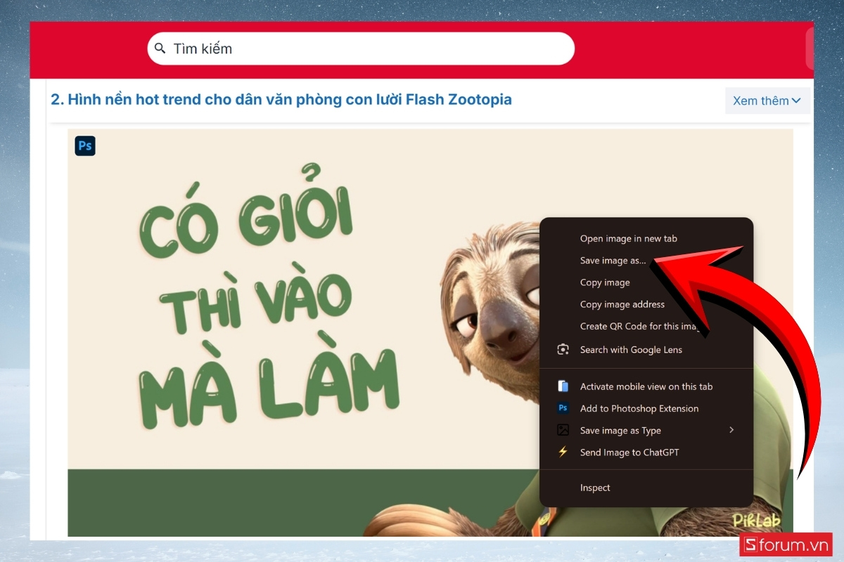 Cách tải hình nền Flash Zootopia chất lượng cao 1