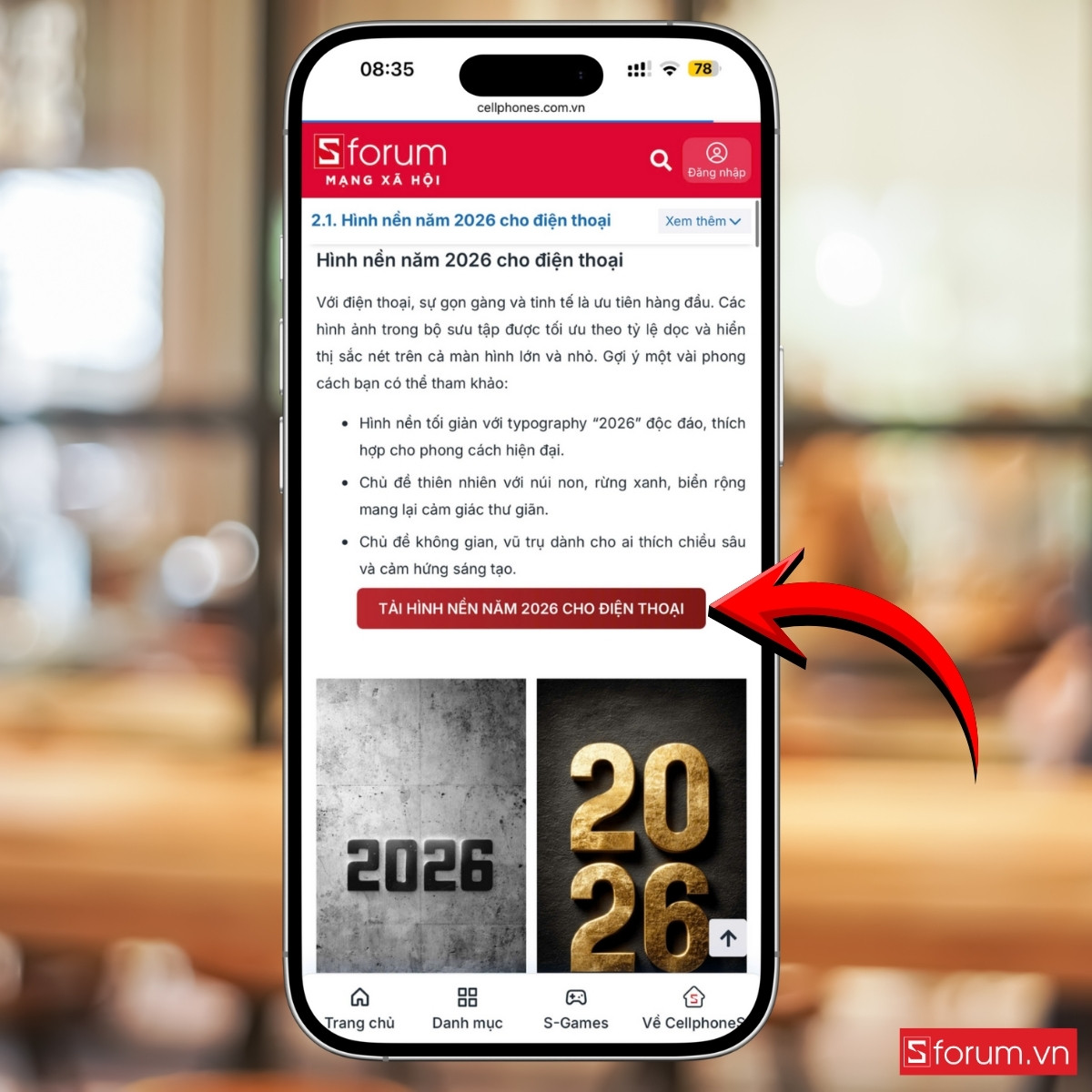 Cách cài hình nền năm 2026 cho điện thoại 2