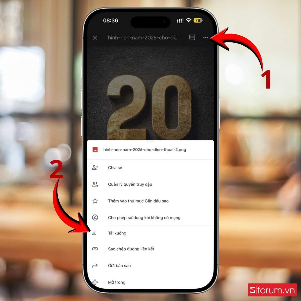 Cách cài hình nền năm 2026 cho điện thoại 3