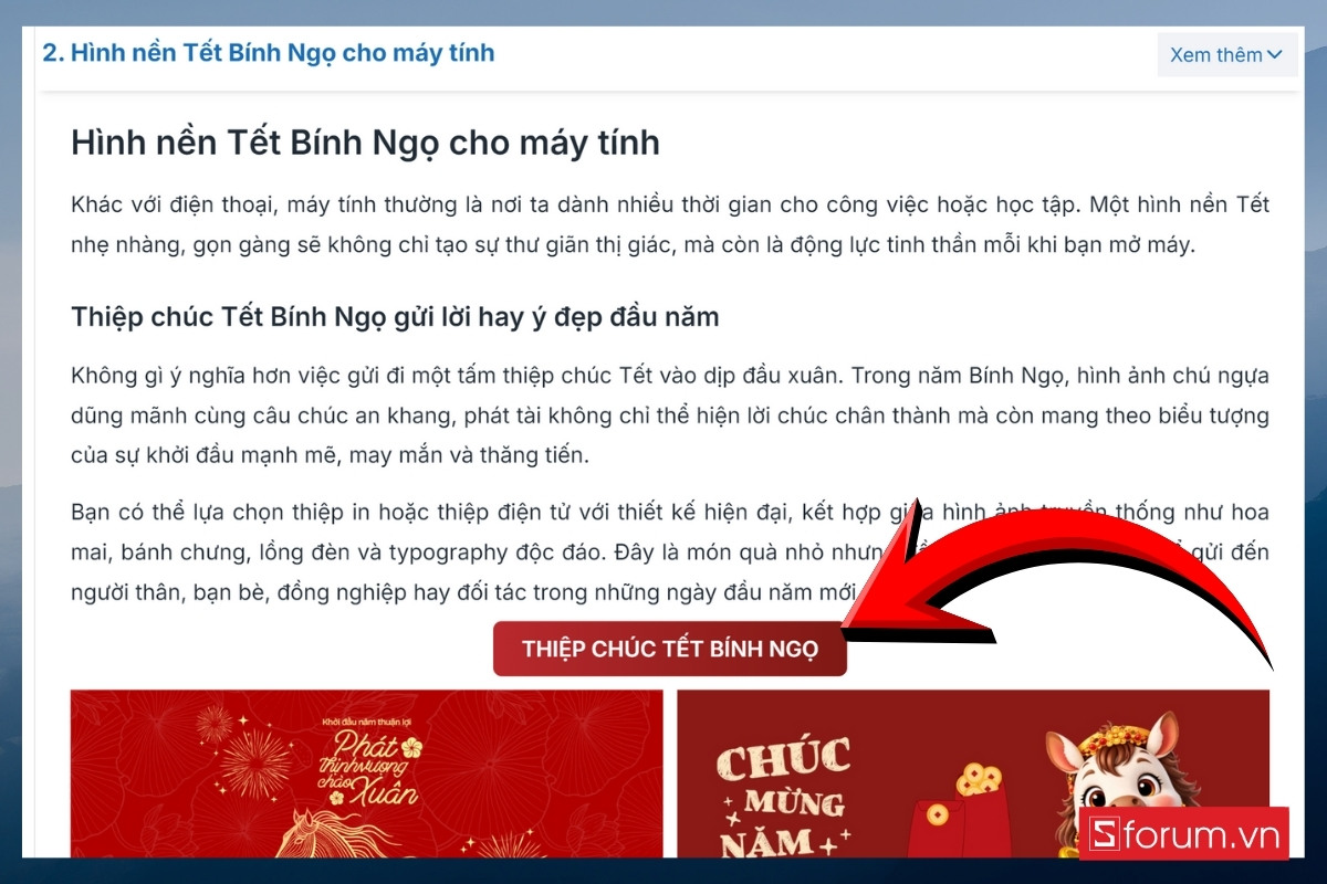 Cách tải hình nền Tết Bính Ngọ về máy tính truy cập link ảnh