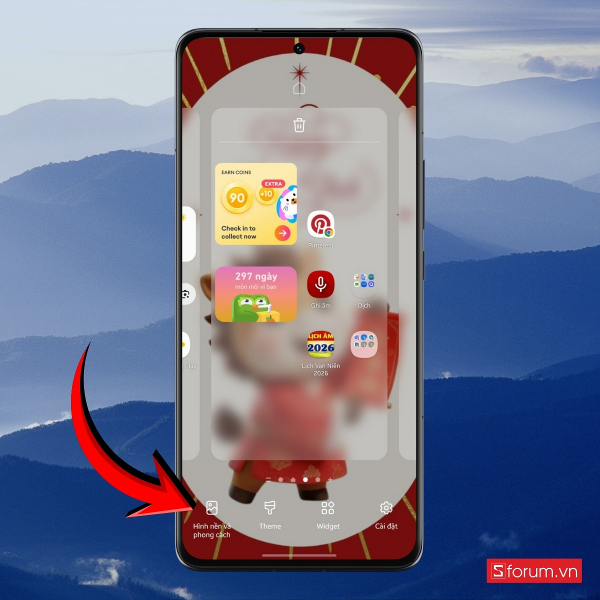 Cách đổi hình nền Tết Bính Ngọ trên iPhone đổi hình nền