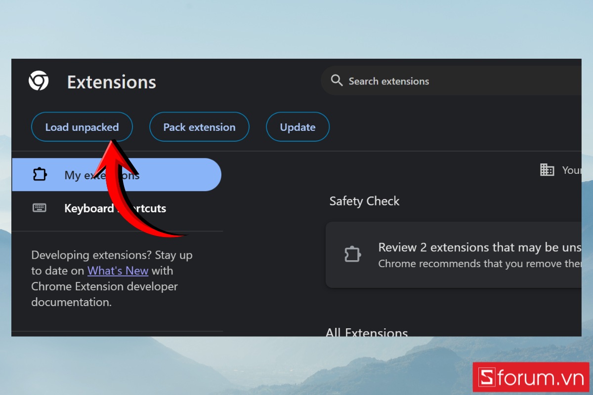 Hướng dẫn bật lại uBlock Origin trên Chrome 140.0.7339.81 bản mới bước 7