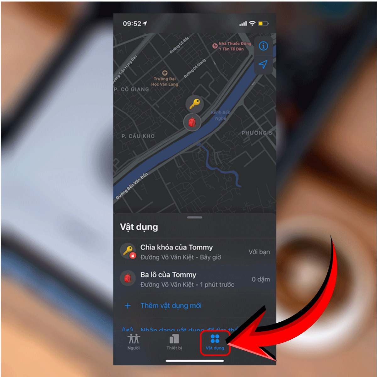 Hướng dẫn cách kết nối Apple AirTag với iPhone trong vài phút chọn vật dụng