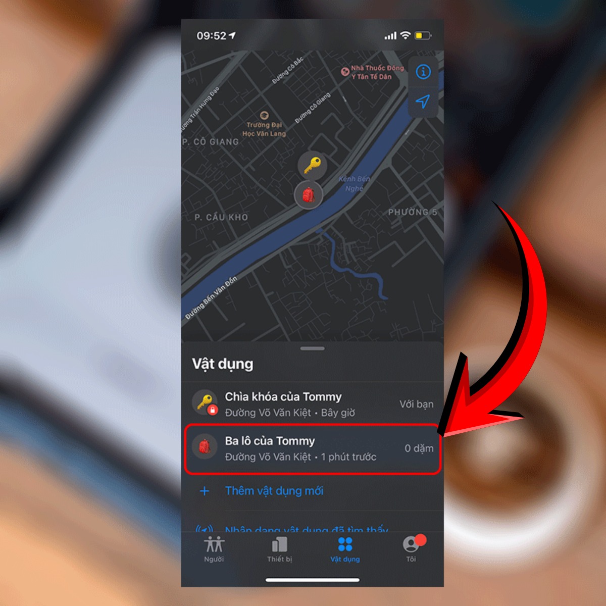 Hướng dẫn cách kết nối Apple AirTag với iPhone trong vài phút chọn Airtag
