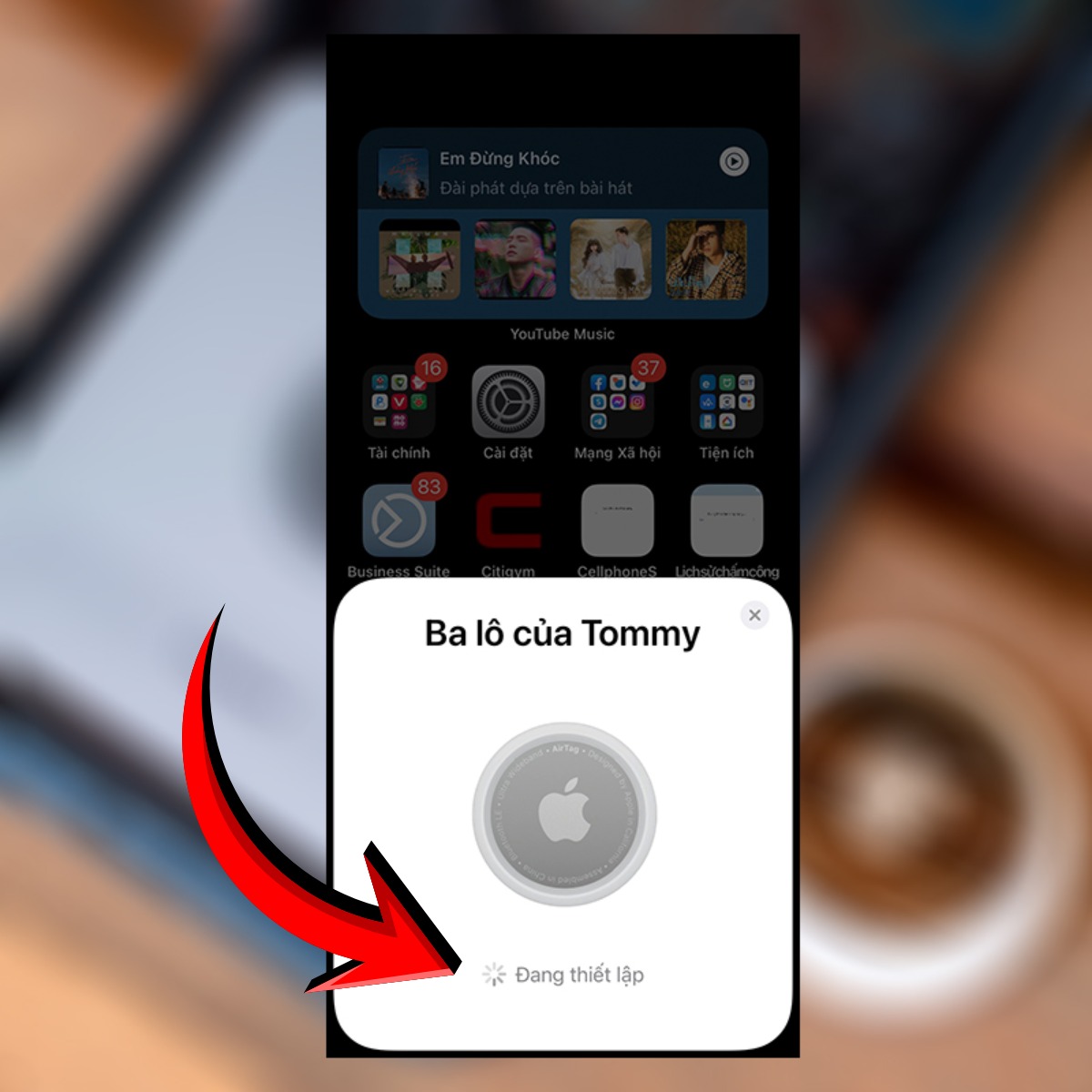 Hướng dẫn cách kết nối Apple AirTag với iPhone trong vài phút đồng ý liên kết