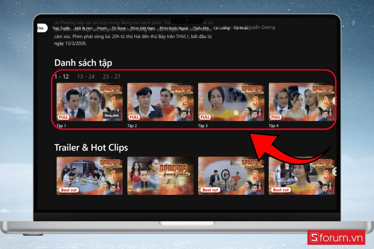 Cách xem bóng ma hạnh phúc trên website của THVL bước 4