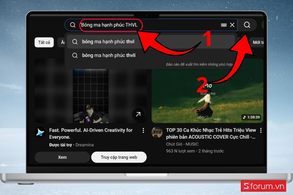 Cách xem bóng ma hạnh phúc trên YouTube bước 2