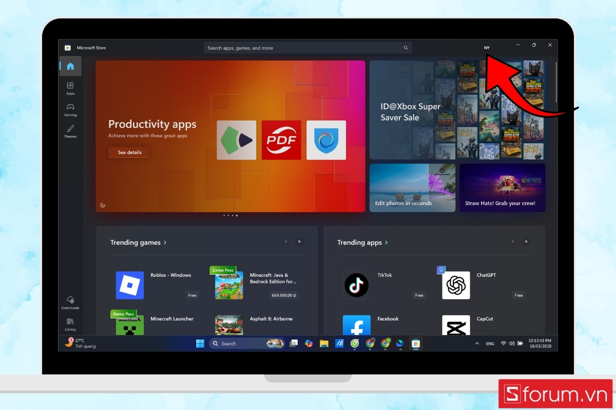 Reset bộ nhớ đệm Microsoft Store bước 3