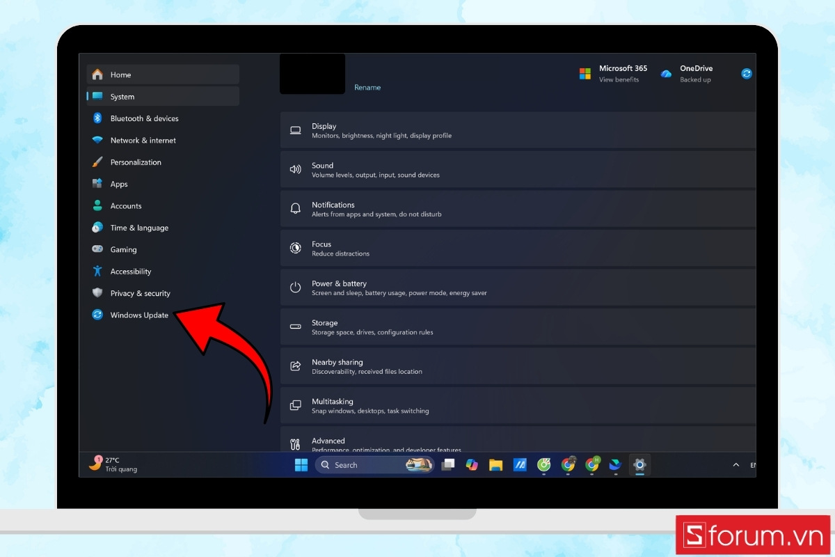Cập nhật Windows lên bản mới nhất bước 2