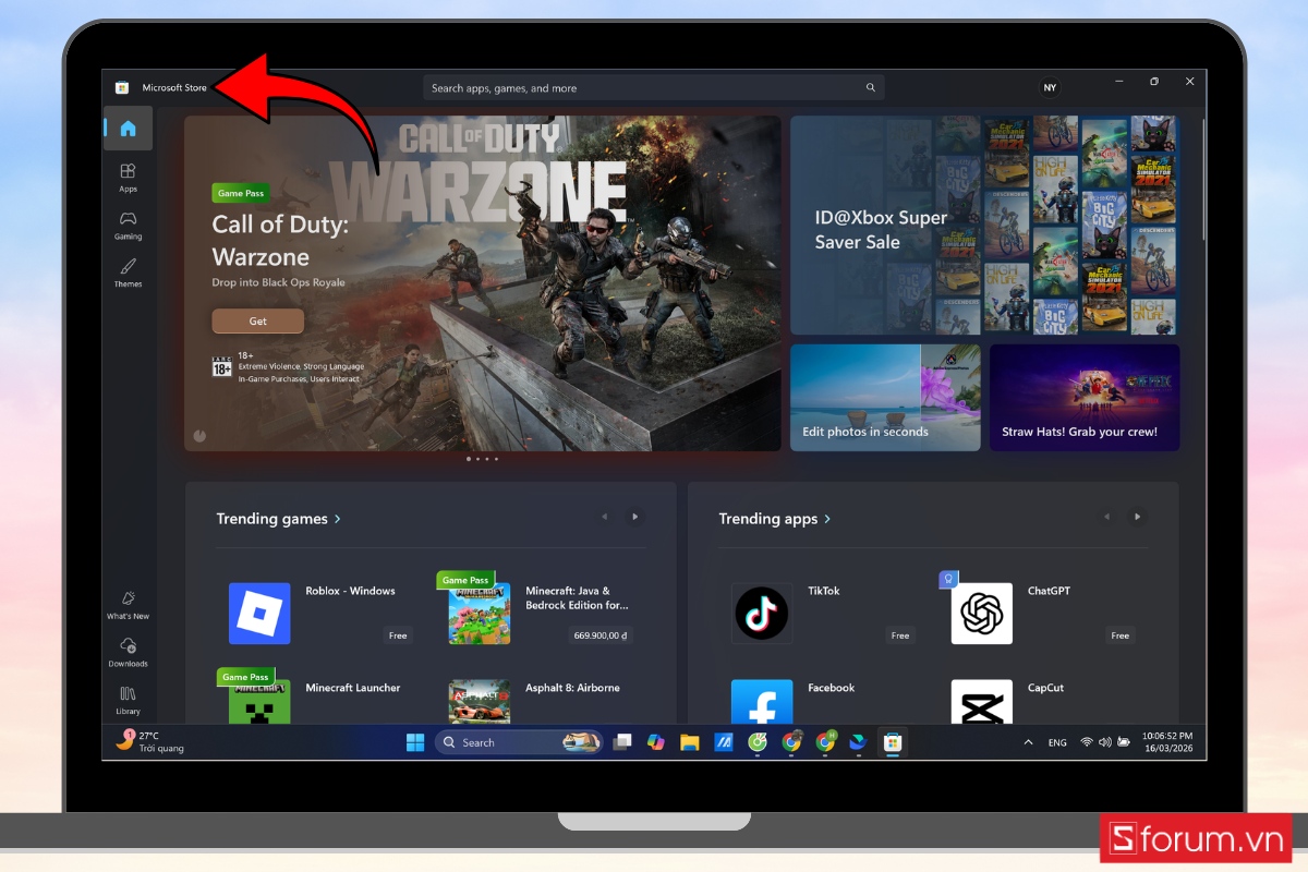 Reset Microsoft Store để làm mới dữ liệu ứng dụng bước 4