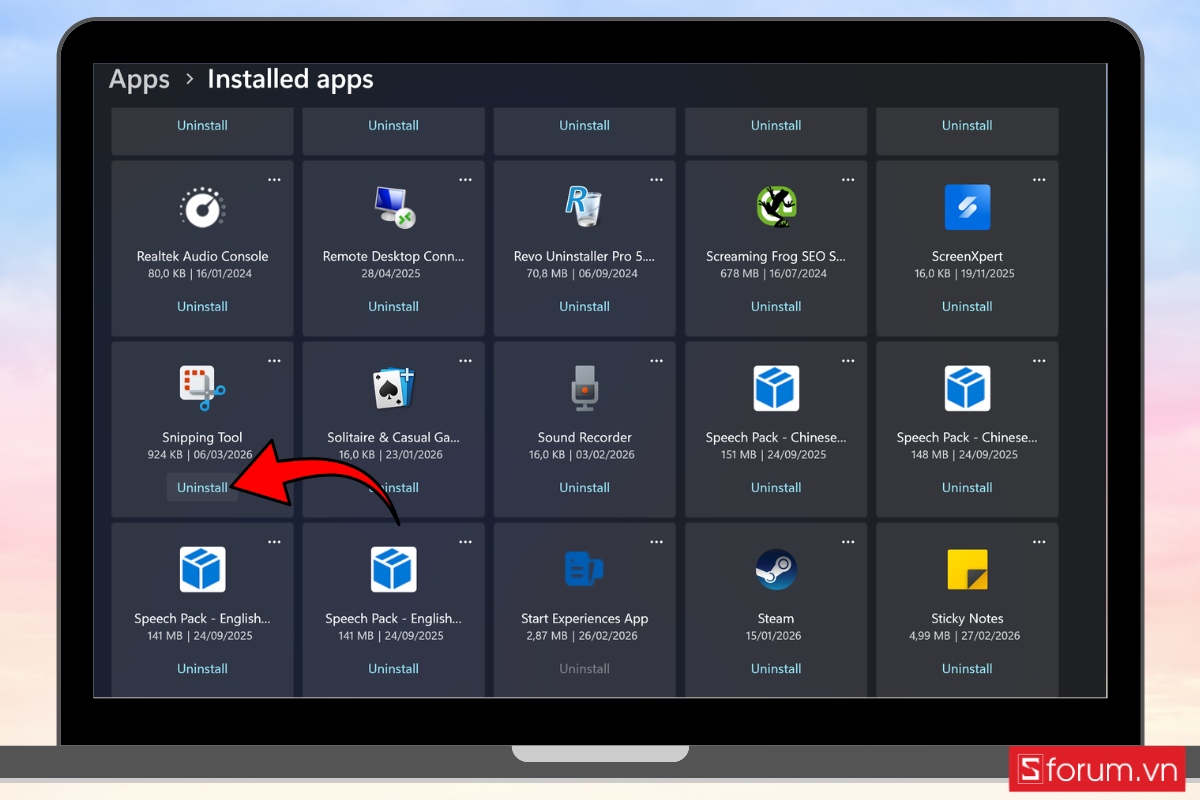 Cài đặt lại Notepad hoặc Snipping Tool từ Microsoft Store bước 4