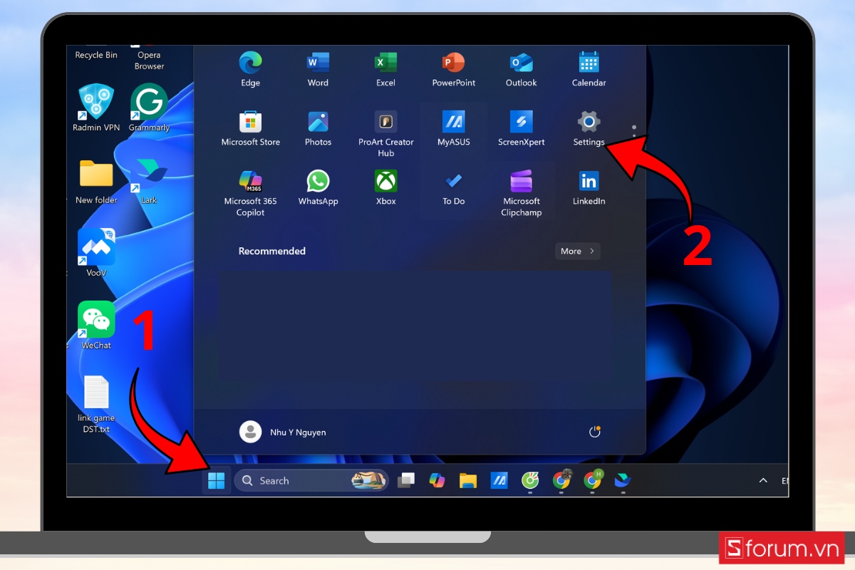 Kiểm tra và cập nhật Windows lên phiên bản mới nhất bước 1 