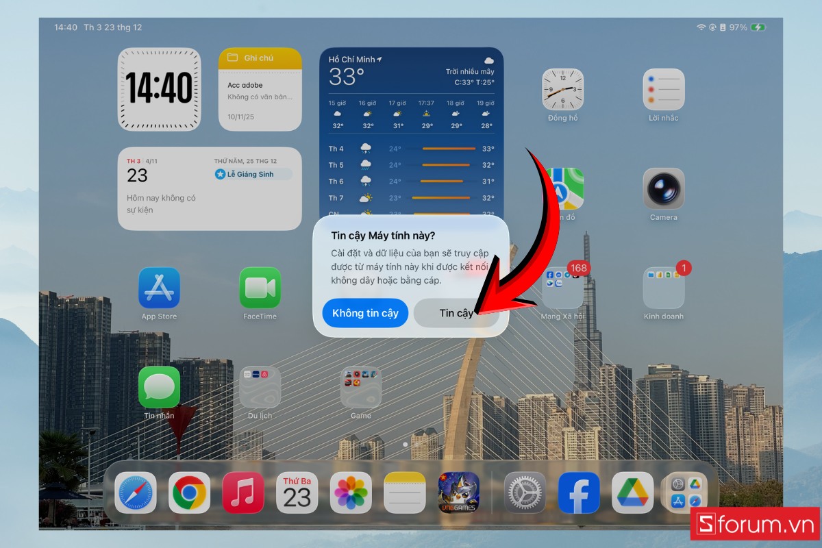 Khôi phục iPad trong iTunes khi gặp lỗi không sạc được pin iPad - bước 2