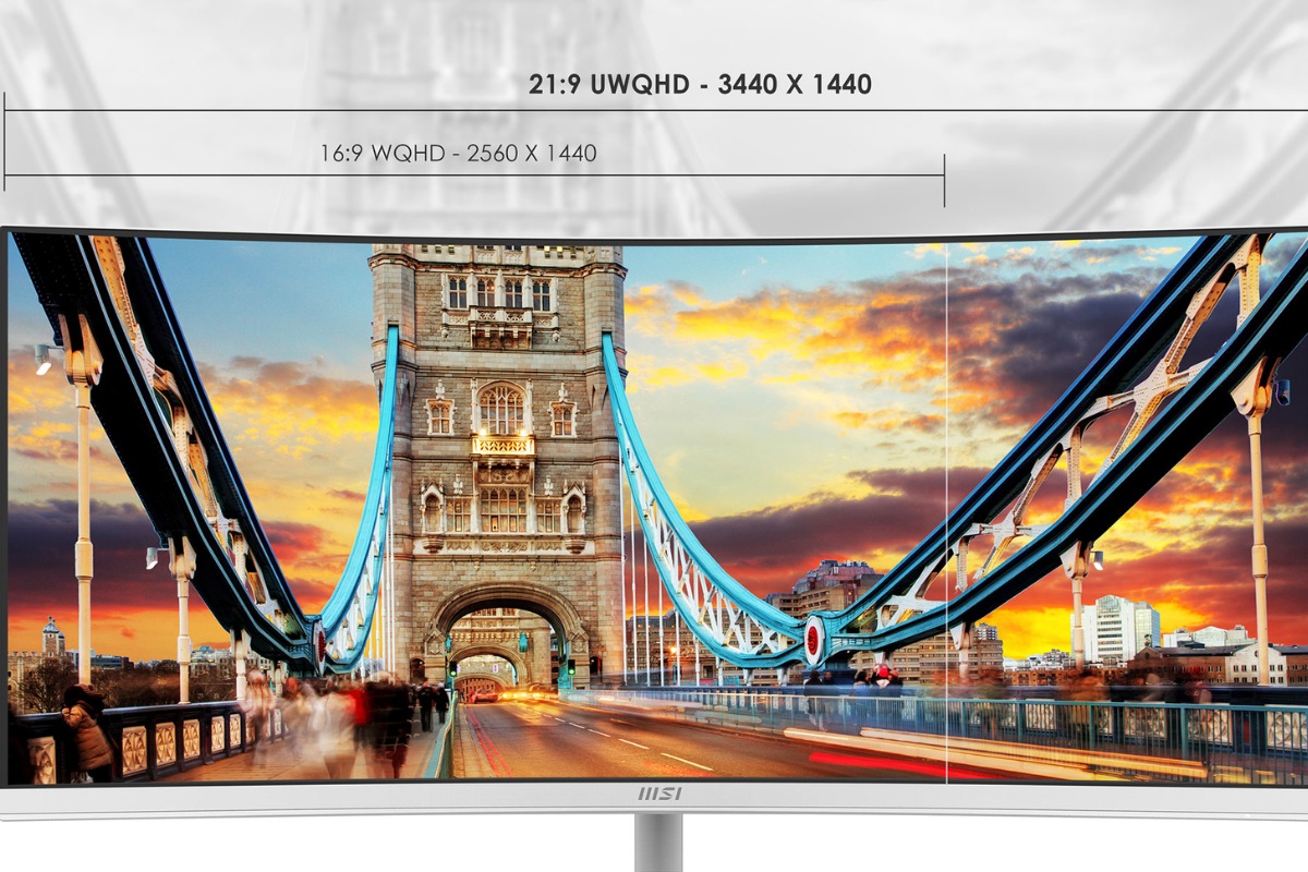 Top 4 màn hình MSI nổi bật hiện nay Màn hình cong MSI Pro MP341CQW 34 inch