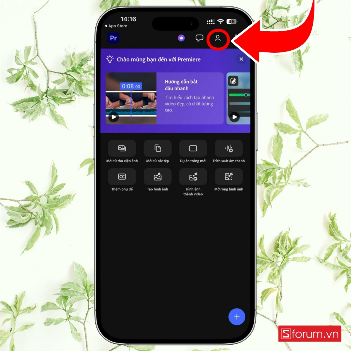 Hướng dẫn tải app Adobe Premiere trên iPhone bước 6