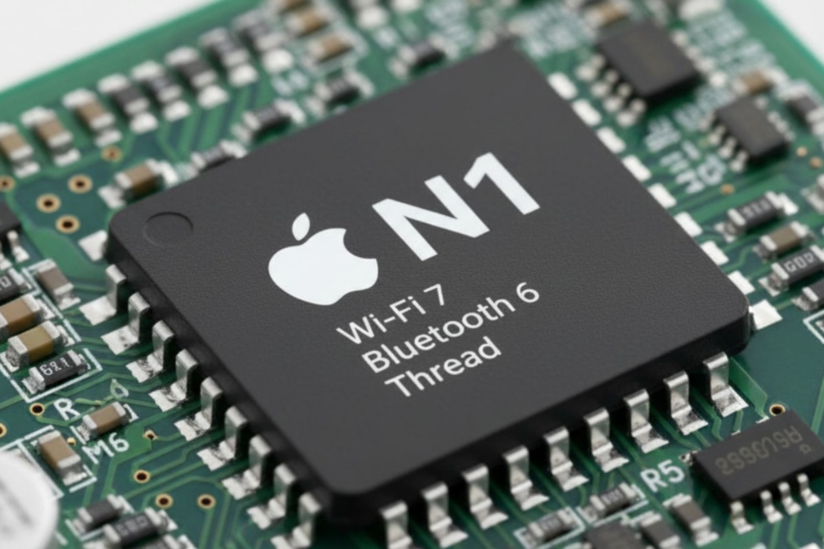 Những công nghệ tích hợp trong Chip N1 Apple là Wi-Fi 7, Bluetooth 6 và Giao thức Thread