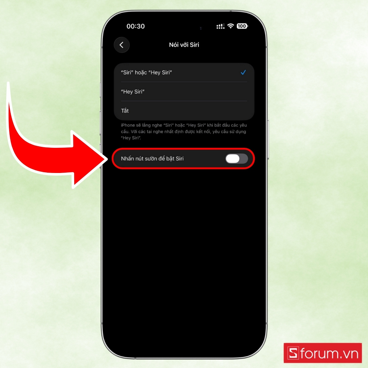 Hướng dẫn tắt Siri trên iPhone 17 nếu không có nhu cầu sử dụng bước 4