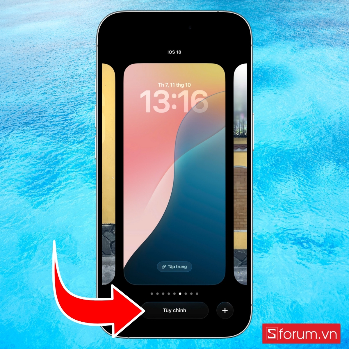 Cách cài thời tiết trên màn hình khóa iPhone - bước 1