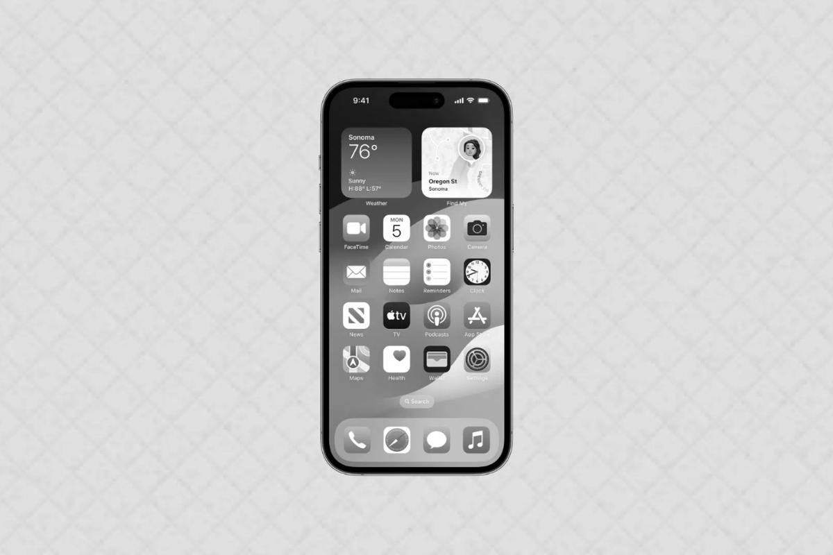 Màn hình đen trắng (chế độ Grayscale)
