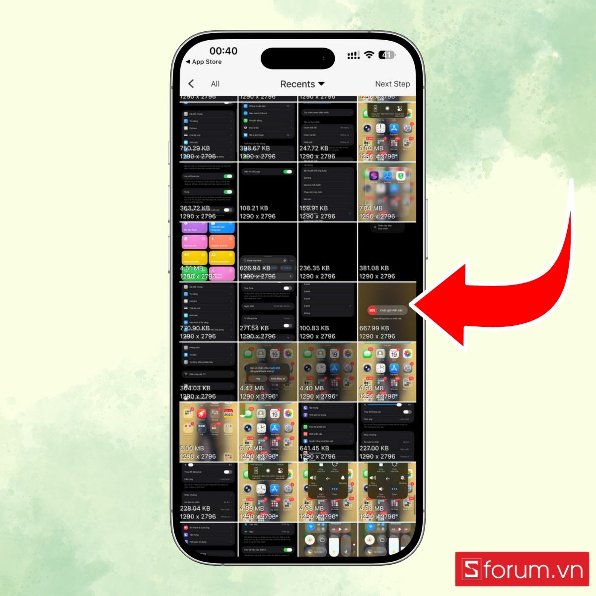 Chọn ảnh muốn nén
