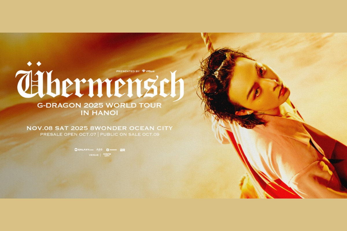Cách săn vé concert G-DRAGON 2025 WORLD TOUR [Übermensch] IN HANOI