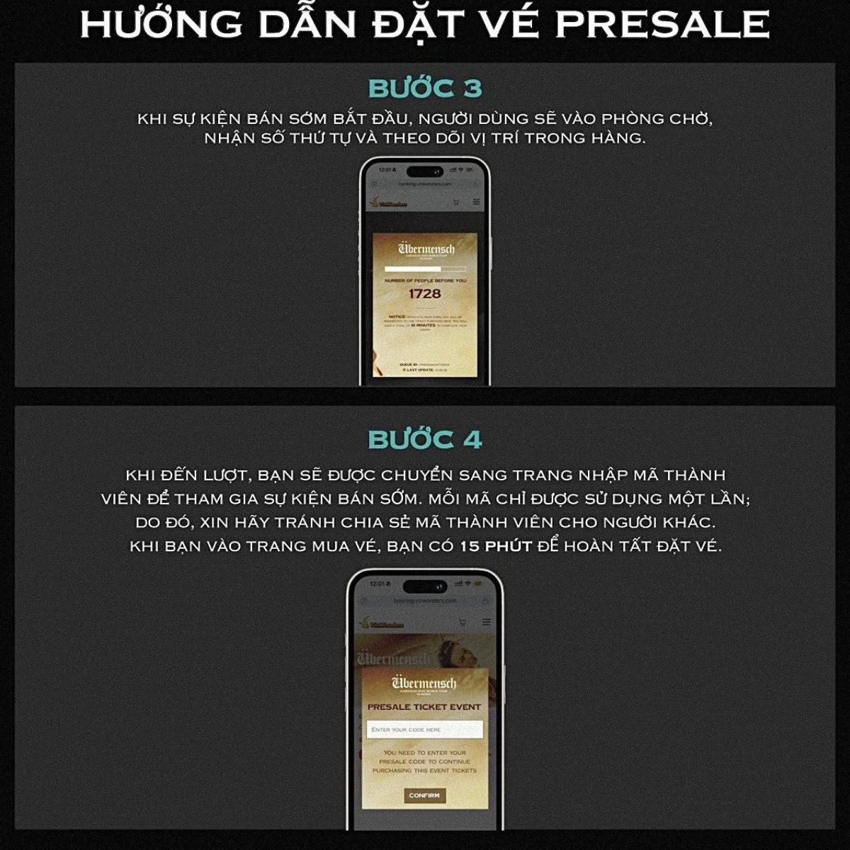 Cách săn vé Presale mở bán ưu tiên cho MBS và VPBank bước 3 và 4