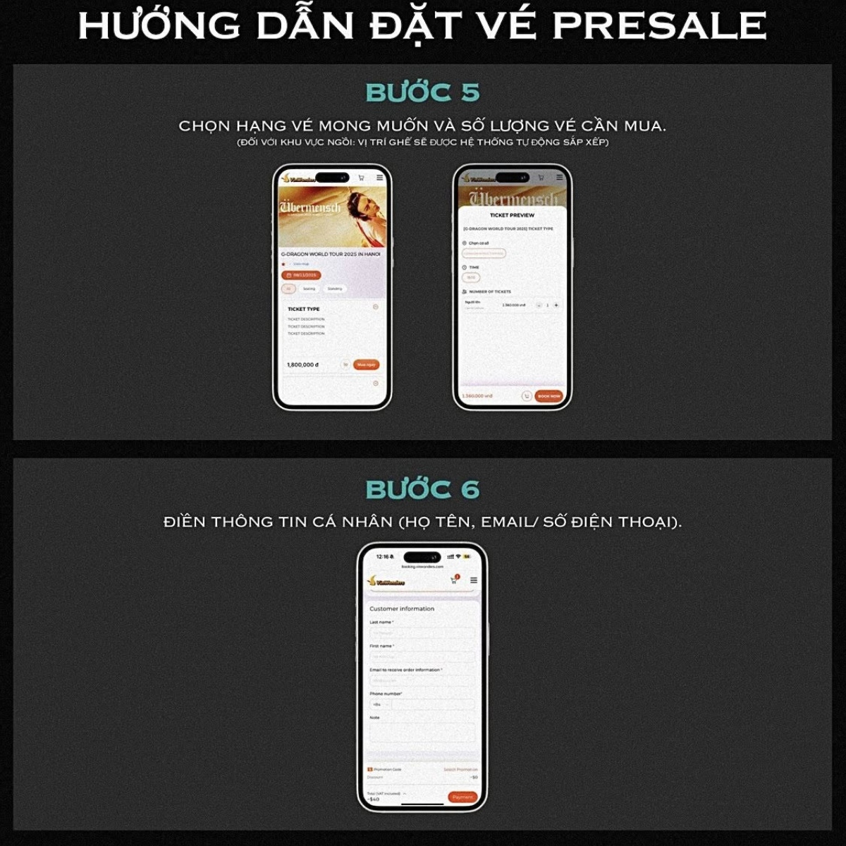 Cách săn vé Presale mở bán ưu tiên cho MBS và VPBank bước 5 và 6