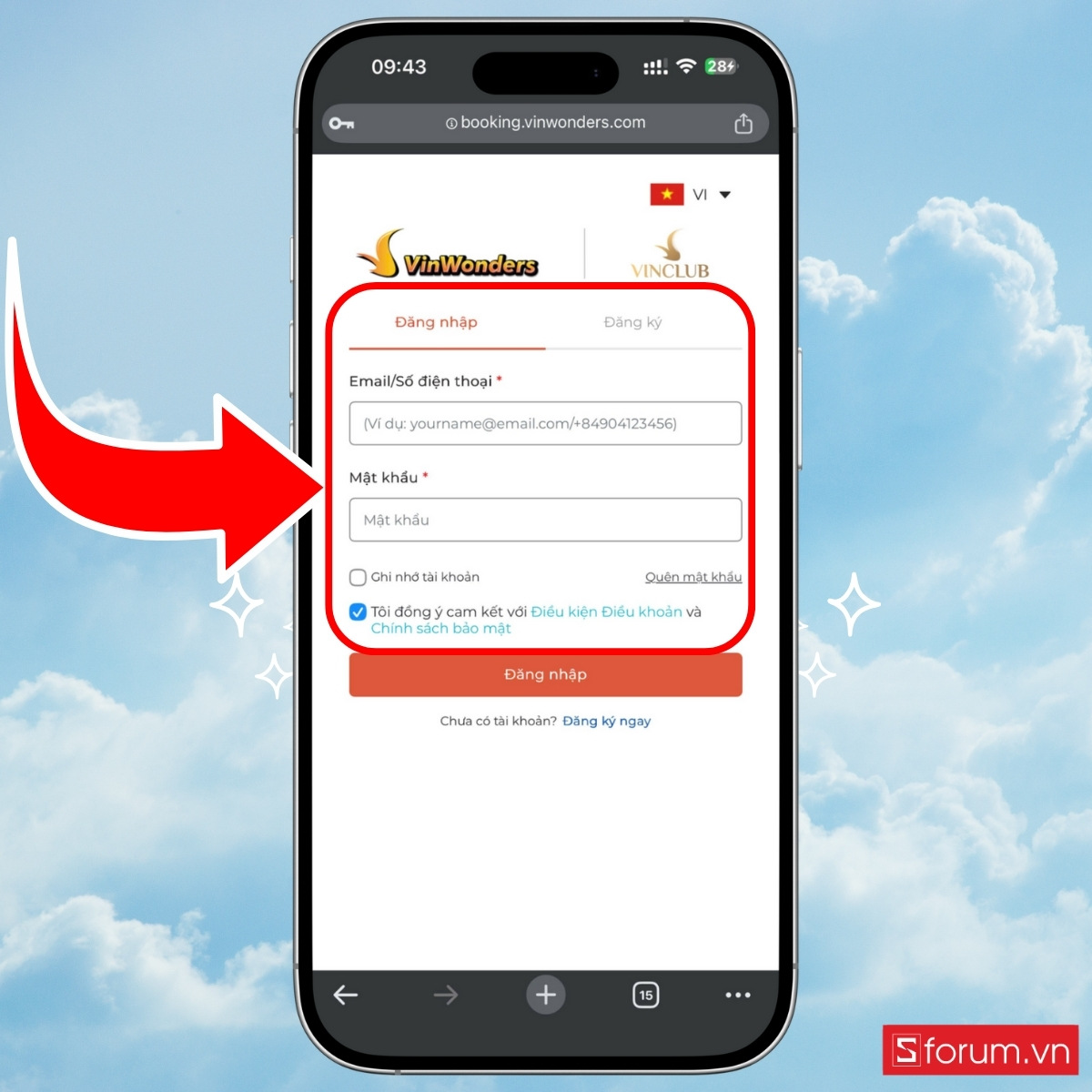 Cách săn vé Presale mở bán ưu tiên cho MBS và VPBank bước 2