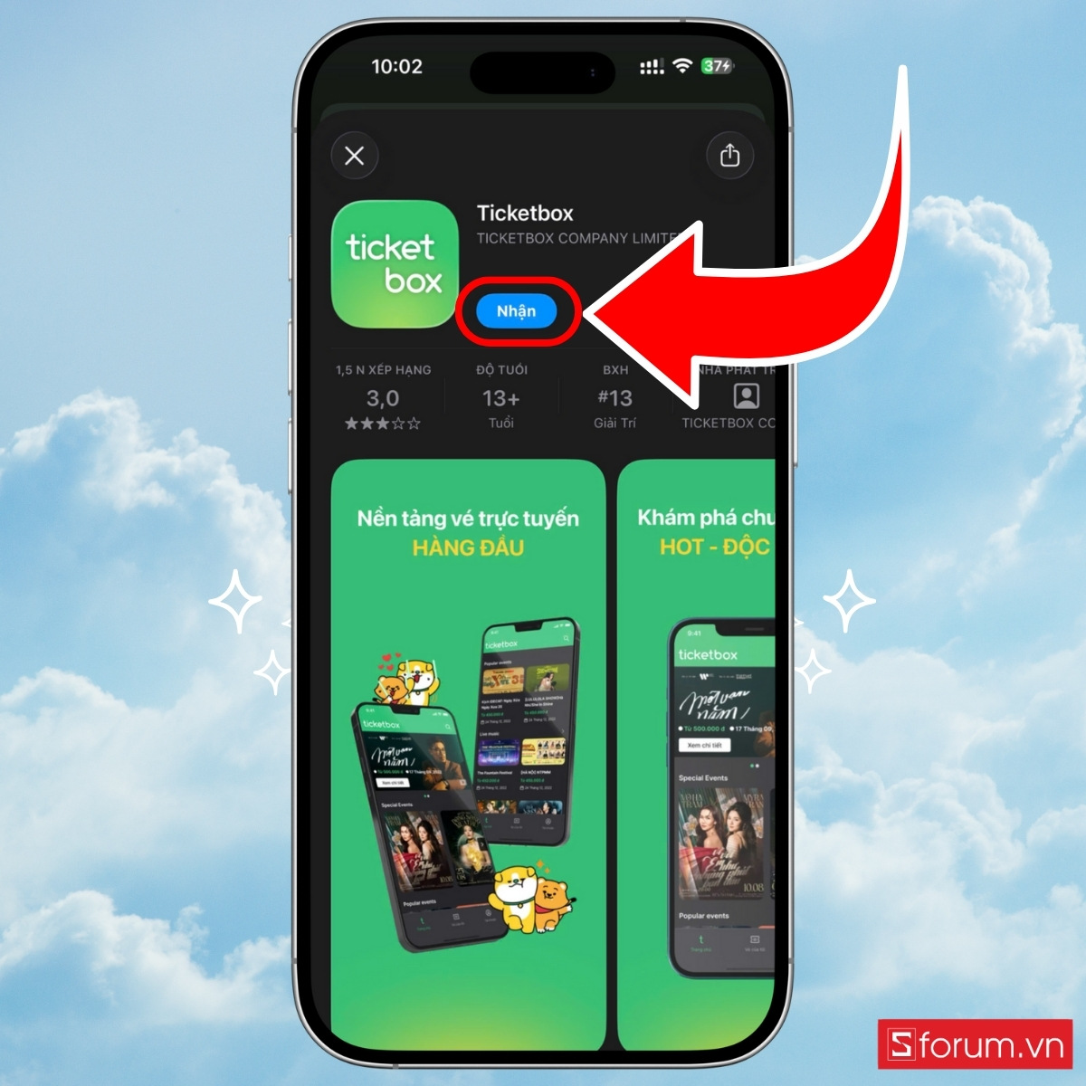 Cách săn vé General sale mở bán rộng rãi Ticketbox bước 1