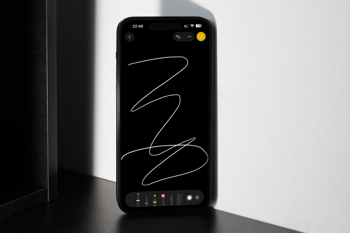 Cách test cảm ứng iPhone bằng ứng dụng ghi chú