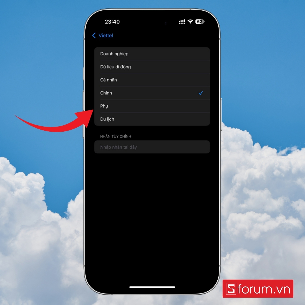 Hướng dẫn cách thêm eSIM vào iPhone từng bước dễ dàng bước 9