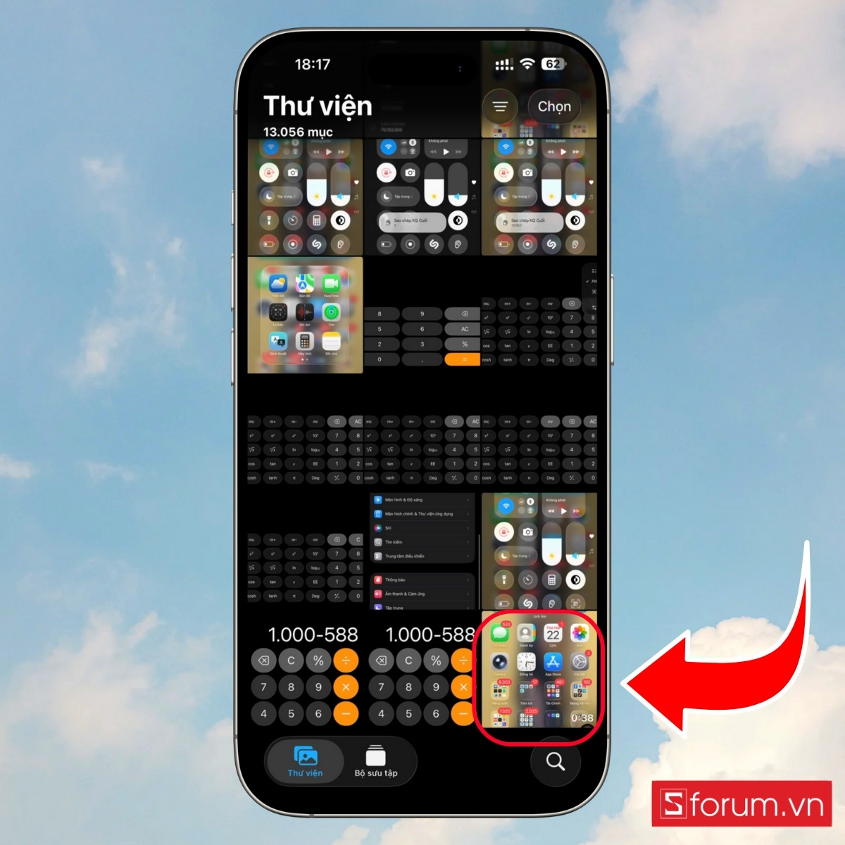 Chuyển đến mục Video để xem lại quá trình tính toán