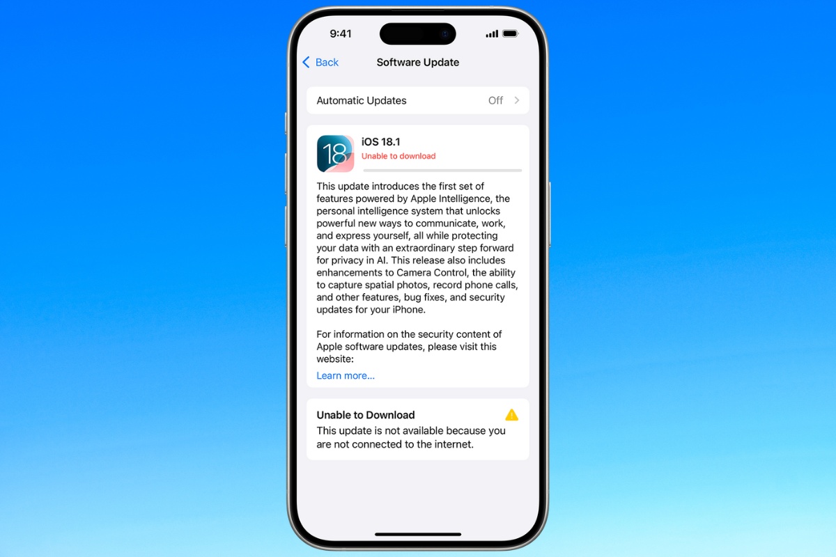 Khắc phục lỗi cập nhật không thành công