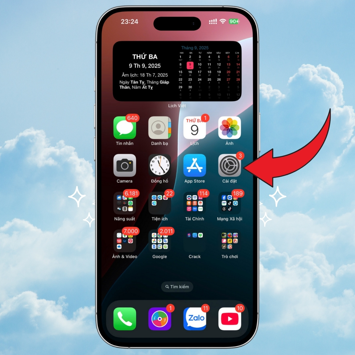 Cách xóa bản cập nhật iOS trên iPhone - bước 1