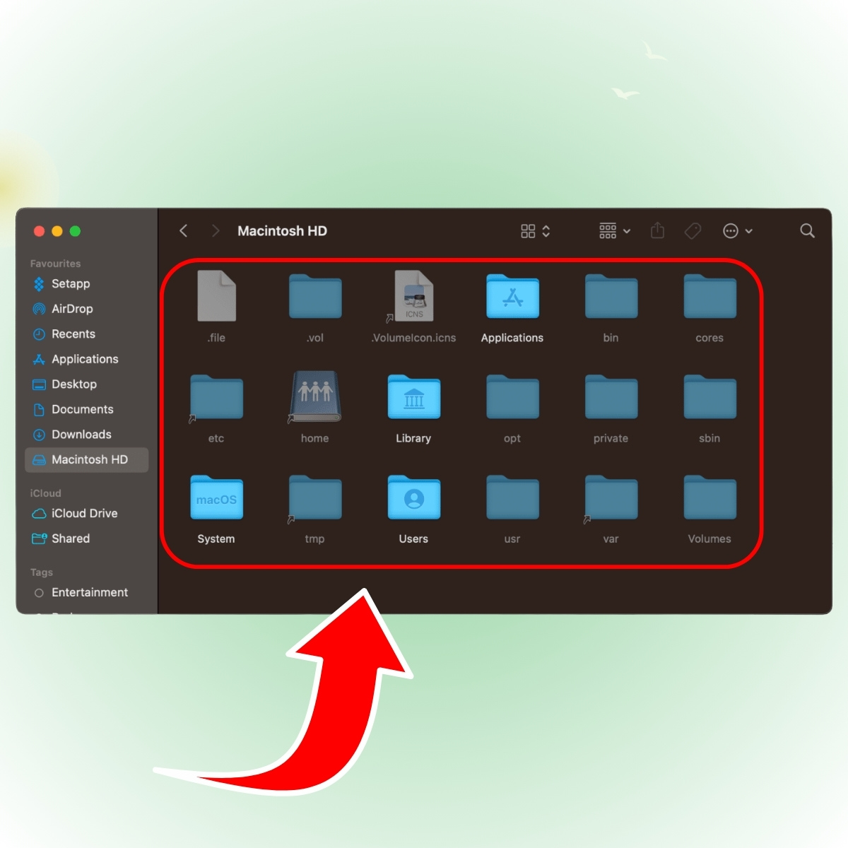 Xóa nhiều file cùng lúc trên Macbook bước 1