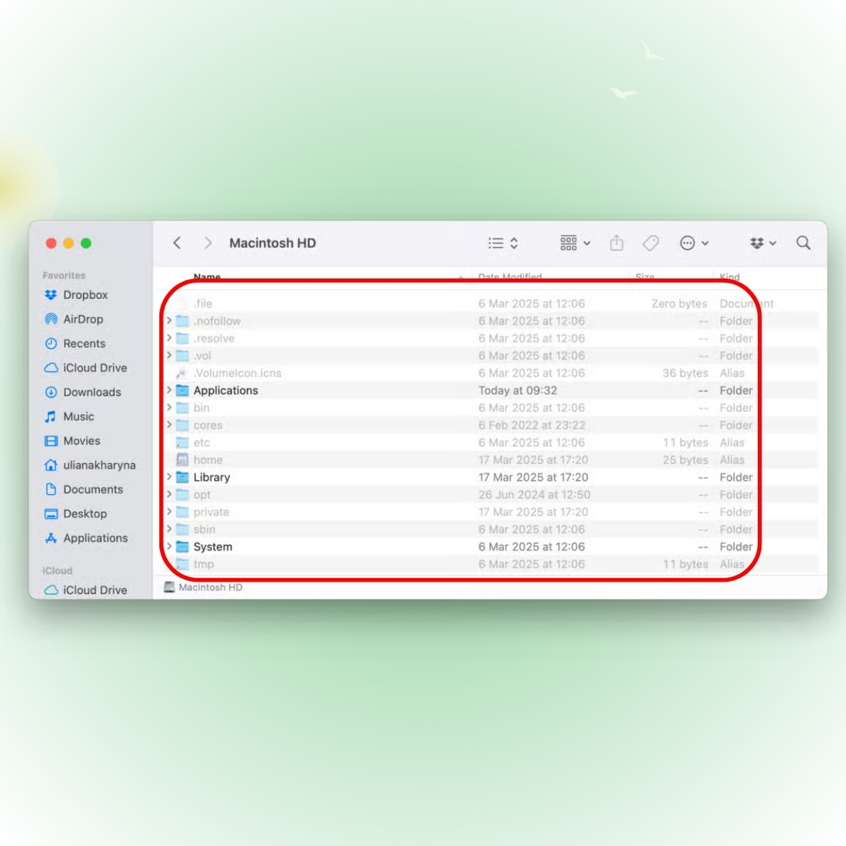 Xóa nhiều file cùng lúc trên Macbook bước 2