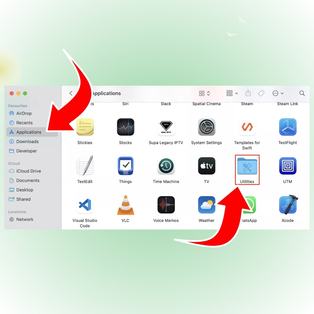 Cách xóa file trên Mac bằng Terminal bước 1