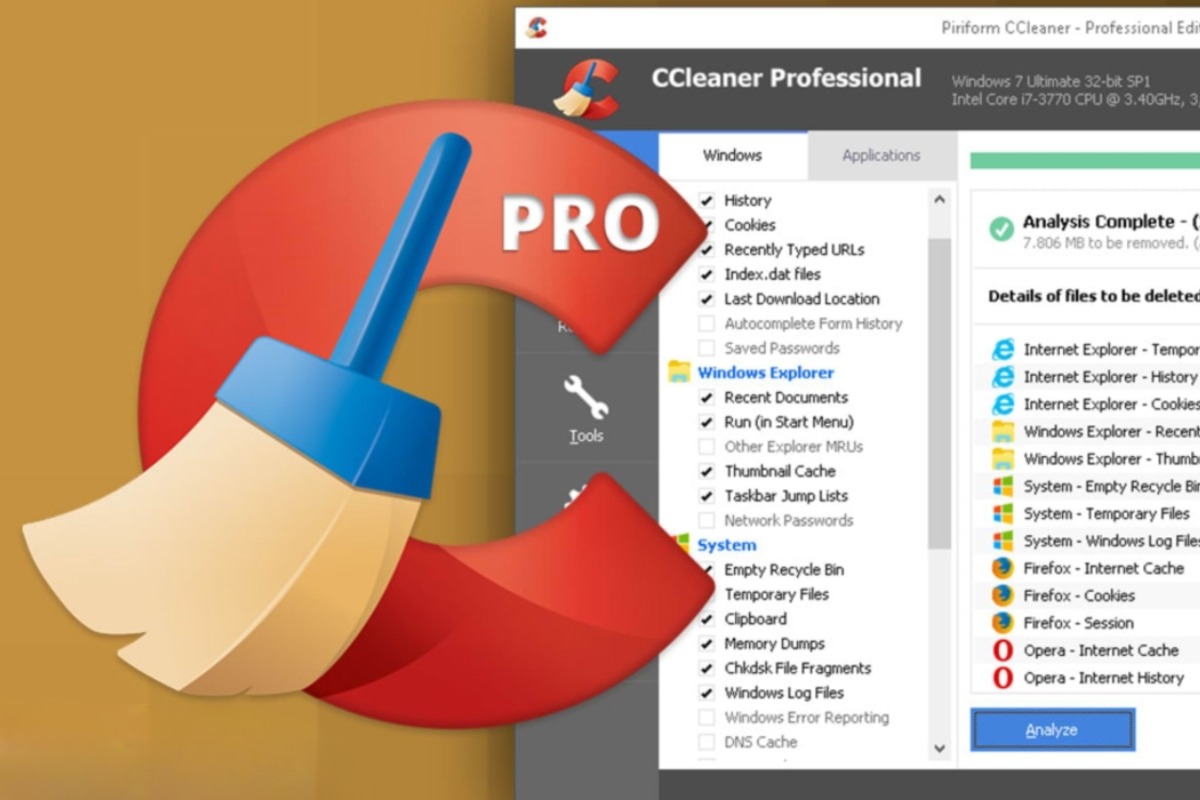 CCleaner Professional là phần mềm hỗ trợ xóa file trên Macbook