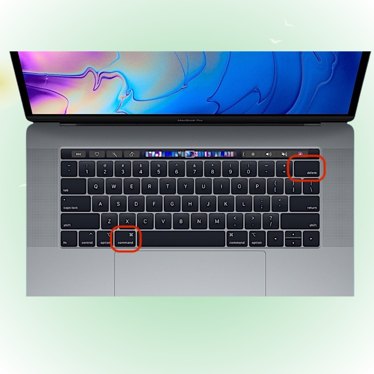 Cách xoá file trên MacBook bằng thao tác cơ bản bằng phím tắt bước 2