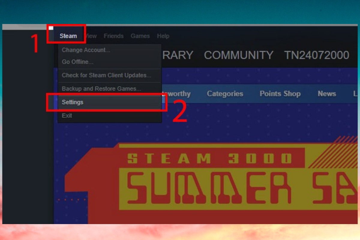 Tắt Steam Overlay để tối ưu cấu hình cho máy yếu khi chơi Dota 2 bước 1
