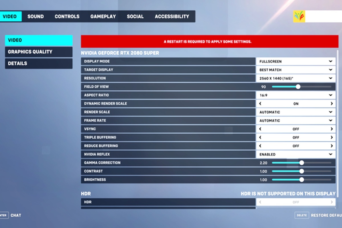 Cấu hình chơi Overwatch 2 trên laptop